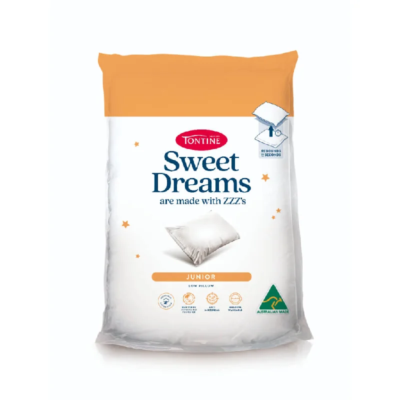 Firm Pillows for Side SleepersCotton Pillows for Natural ComfortSweet Dreams Junior Pillow - Low