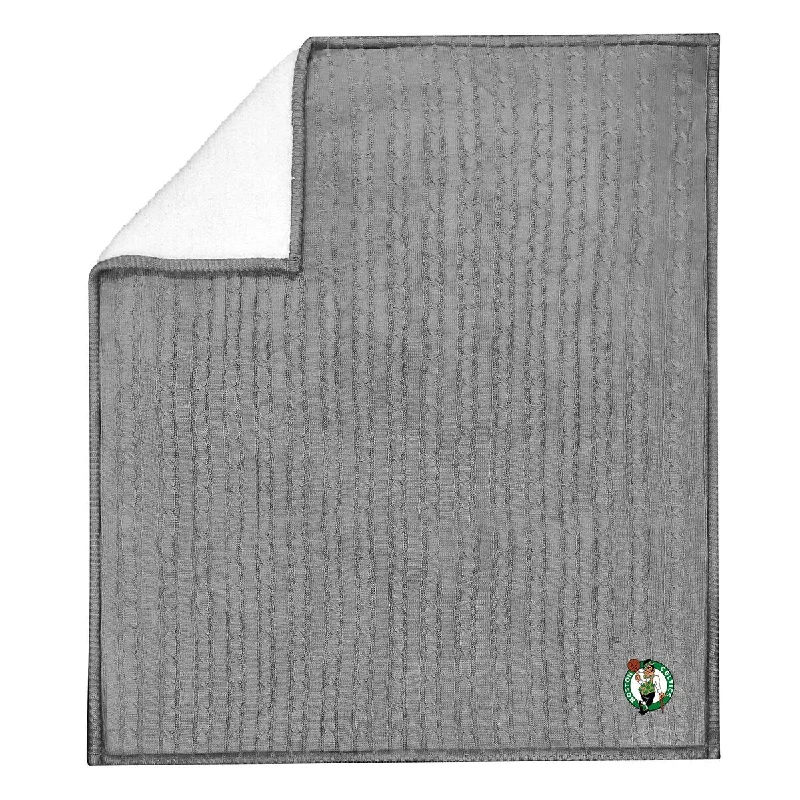 Queen - size blankets for standard - sized bedsNBA 689 Celtics Cable Knit Sherpa Throw Queen - size blankets for standard - sized bedsNBA 689 Celtics Cable Knit Sherpa Throw