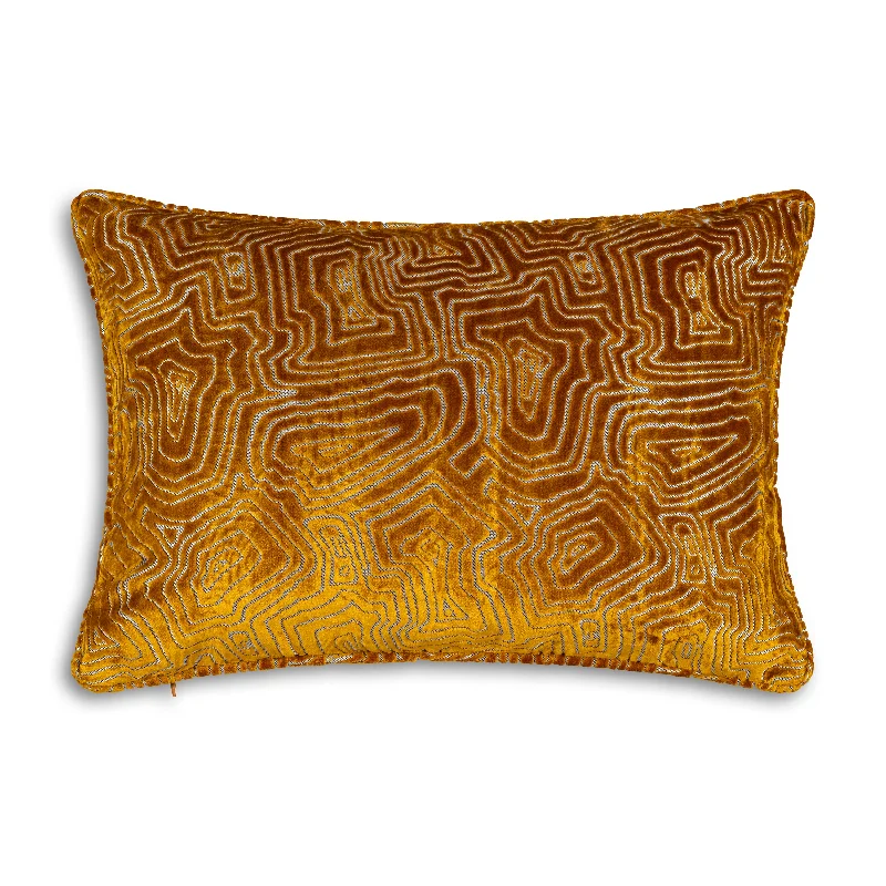 Cotton Pillows for Natural ComfortMemory Foam Pillows for Neck SupportNala Geometric Mustard Pillow Cotton Pillows for Natural ComfortMemory Foam Pillows for Neck SupportNala Geometric Mustard Pillow