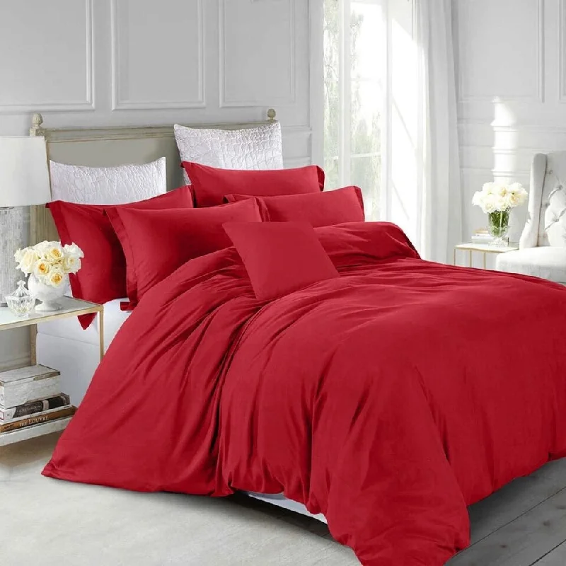 Acrylic blankets for a soft and affordable alternative3pc King Size Duvet Cover With Pillow Shams Bedding Set Red Acrylic blankets for a soft and affordable alternative3pc King Size Duvet Cover With Pillow Shams Bedding Set Red