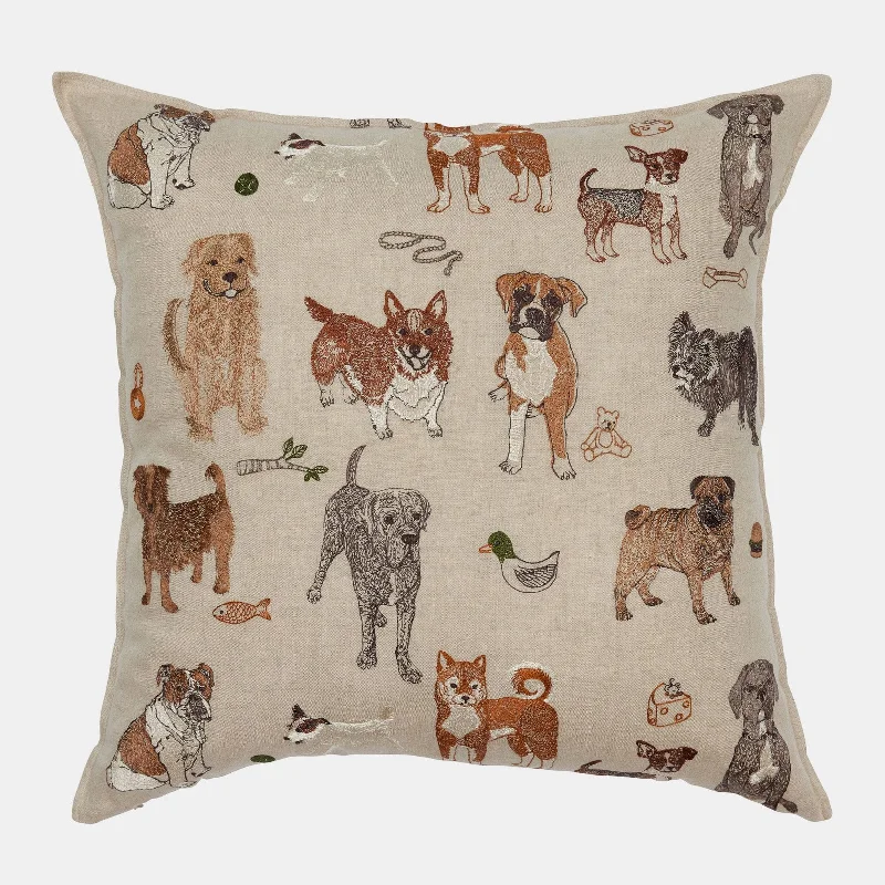Travel Pillows for Long JourneysRound Pillows for Boho-Style InteriorsDogs and Toys Square Pillow Travel Pillows for Long JourneysRound Pillows for Boho-Style InteriorsDogs and Toys Square Pillow