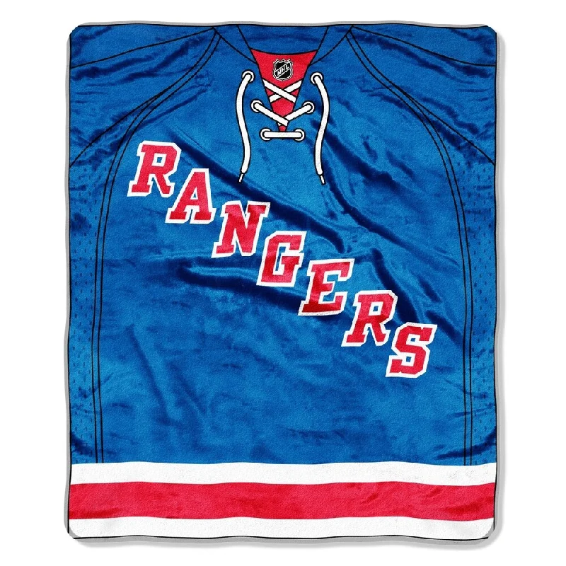 Recycled polyester blankets for an eco - conscious optionNHL Raschel 0701 Rangers Jersey Throw Recycled polyester blankets for an eco - conscious optionNHL Raschel 0701 Rangers Jersey Throw