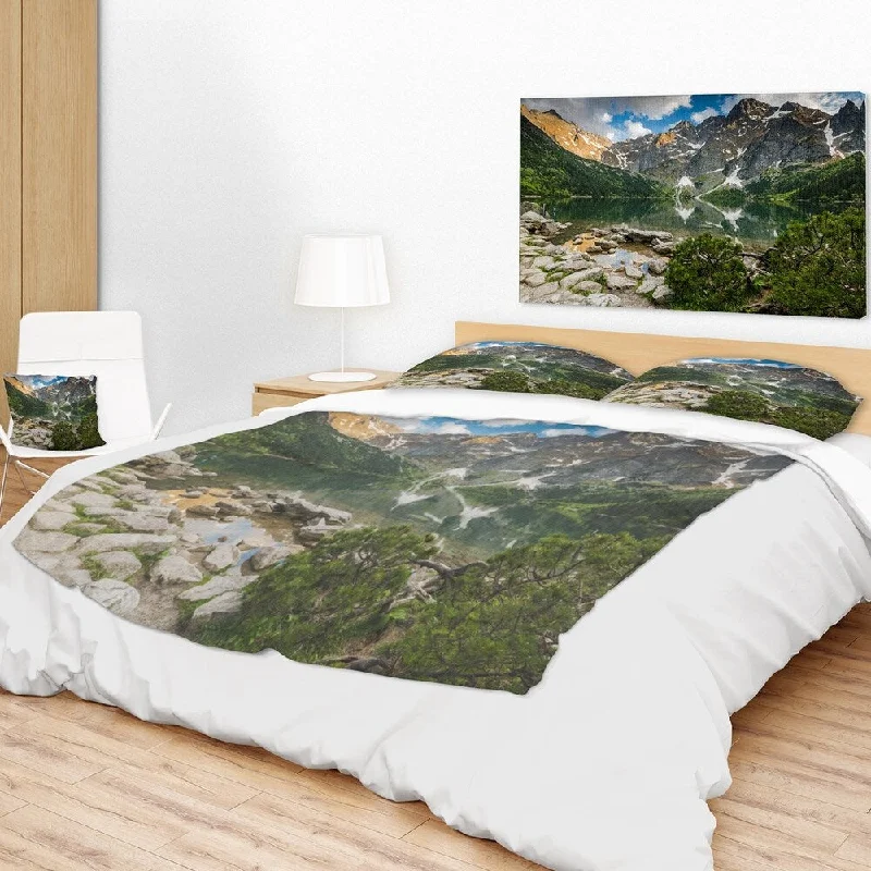 King - size blankets to cover large beds comfortablyDesignart 'Sunset Over High Mountains' Landscape Fleece Throw Blanket King - size blankets to cover large beds comfortablyDesignart 'Sunset Over High Mountains' Landscape Fleece Throw Blanket