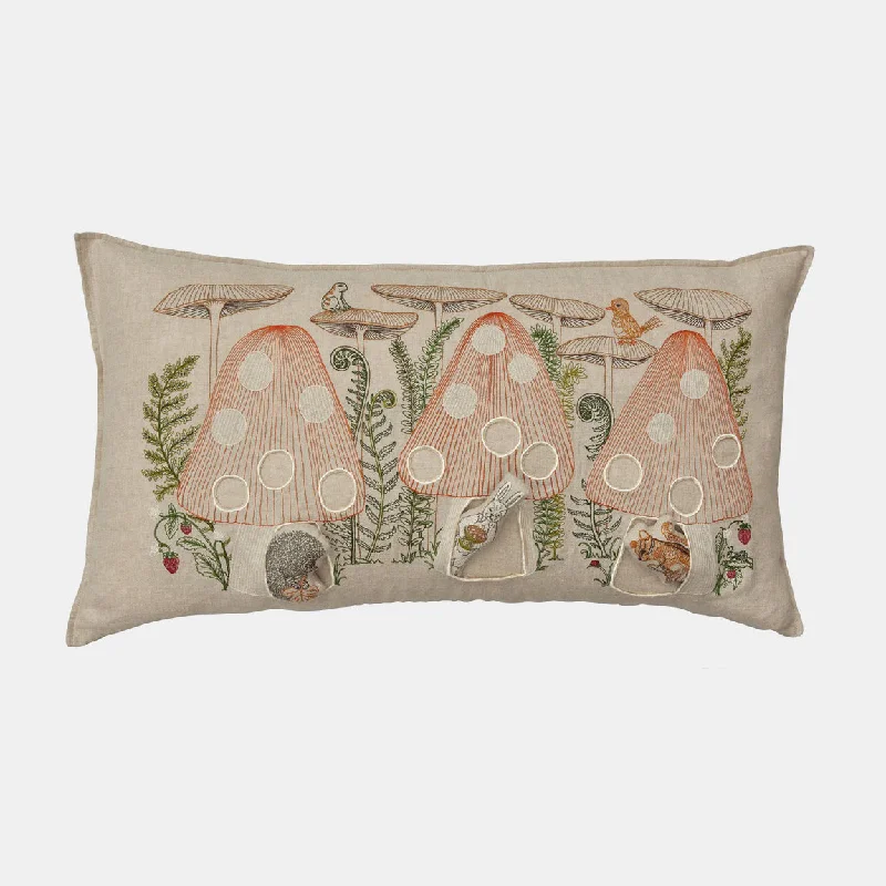 Feather Pillows for a Luxurious SleepKids Pillows with Fun DesignsMushroom Forest Lumbar Pocket Pillow Feather Pillows for a Luxurious SleepKids Pillows with Fun DesignsMushroom Forest Lumbar Pocket Pillow