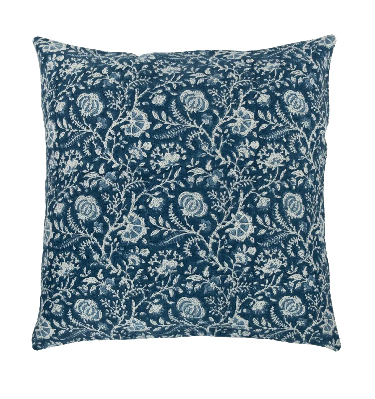 Cooling Pillows for Hot SleepersSoft and Fluffy Pillows for Bedroom ComfortMilo Navy Linen Pillow Cooling Pillows for Hot SleepersSoft and Fluffy Pillows for Bedroom ComfortMilo Navy Linen Pillow