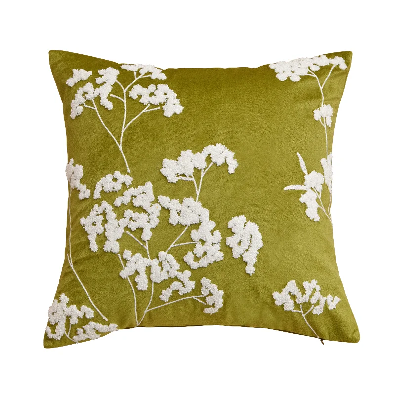 Travel Pillows for Long JourneysPlush Pillows for a Cozy BedBaby's Breath Green Pillow Travel Pillows for Long JourneysPlush Pillows for a Cozy BedBaby's Breath Green Pillow