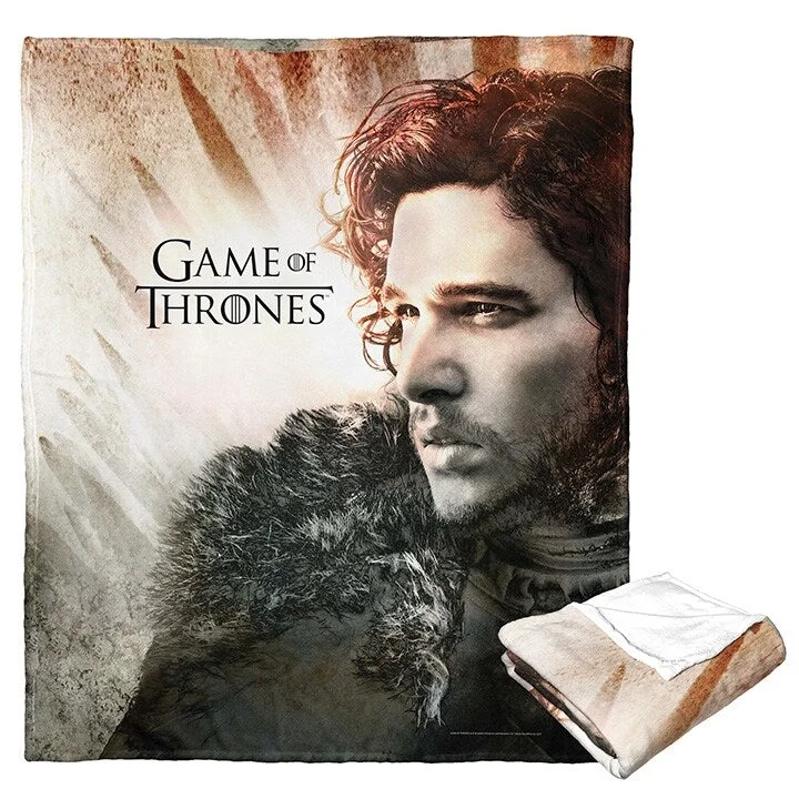 Silk blankets with a smooth and elegant touchWarner Brothers Game Of Thrones Jon Season 2 Silk Touch Throw Blanket Silk blankets with a smooth and elegant touchWarner Brothers Game Of Thrones Jon Season 2 Silk Touch Throw Blanket