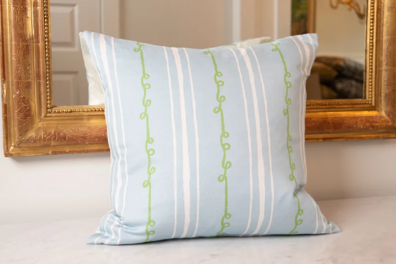 Kids Pillows with Fun DesignsMemory Foam Pillows for Neck SupportSister Stripe Blue, Green & White Luxury Pillow Kids Pillows with Fun DesignsMemory Foam Pillows for Neck SupportSister Stripe Blue, Green & White Luxury Pillow