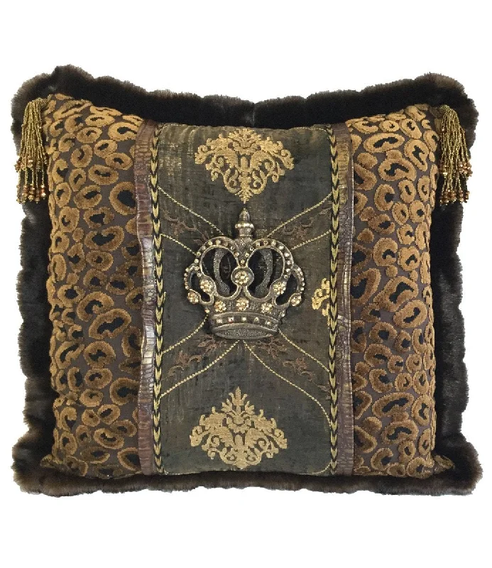 Cooling Pillows for Hot SleepersTravel Pillows for Long JourneysLuxury Accent Pillow Renaissance Jeweled Crown 20x20 Cooling Pillows for Hot SleepersTravel Pillows for Long JourneysLuxury Accent Pillow Renaissance Jeweled Crown 20x20