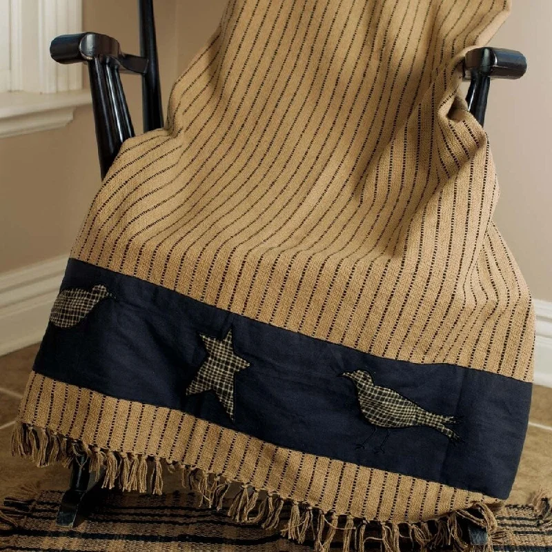 Alpaca wool blankets for a hypoallergenic and warm optionTan Primitive Decor VHC Kettle Grove Throw Cotton Star Appliqued Alpaca wool blankets for a hypoallergenic and warm optionTan Primitive Decor VHC Kettle Grove Throw Cotton Star Appliqued