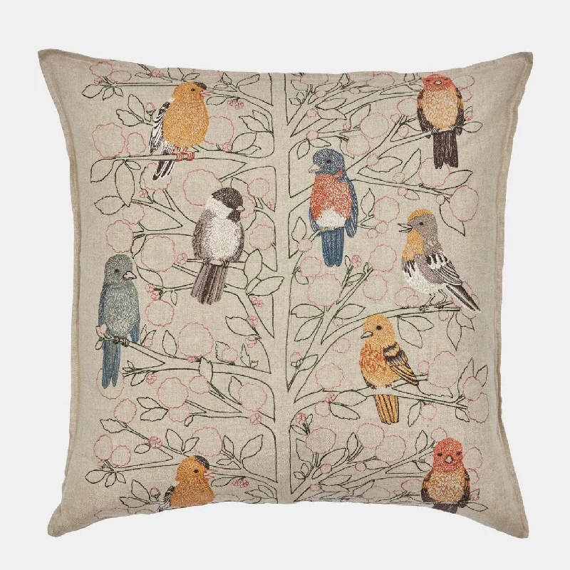Cotton Pillows for Natural ComfortBolster Pillows for Sofa DecorationSongbirds Tree Square Pillow Cotton Pillows for Natural ComfortBolster Pillows for Sofa DecorationSongbirds Tree Square Pillow