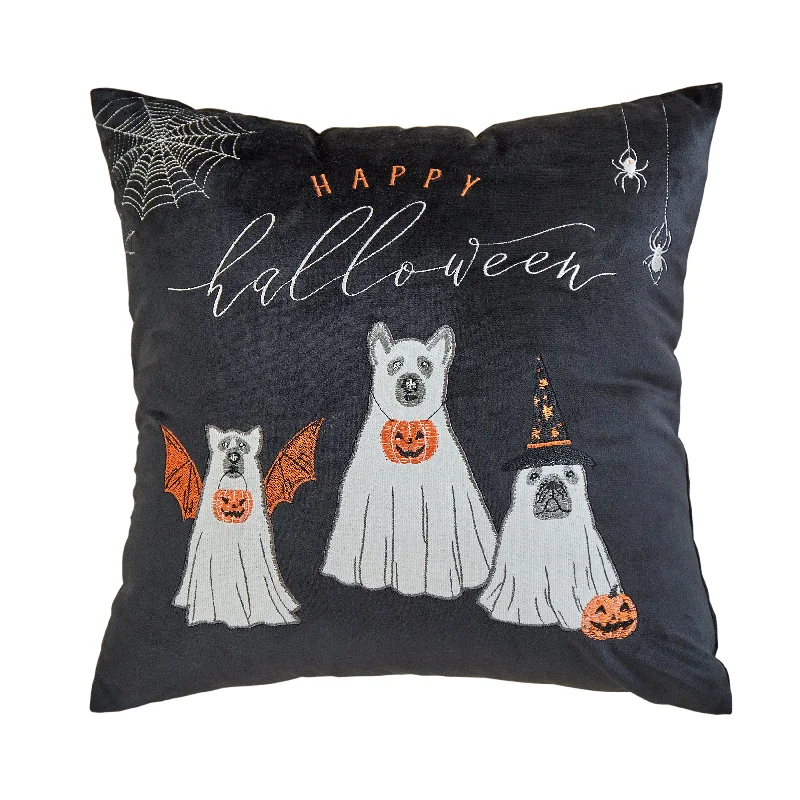 Velvet Pillows for a Touch of EleganceTravel Pillows for Long JourneysHappy Halloween Dogs Pillow Velvet Pillows for a Touch of EleganceTravel Pillows for Long JourneysHappy Halloween Dogs Pillow