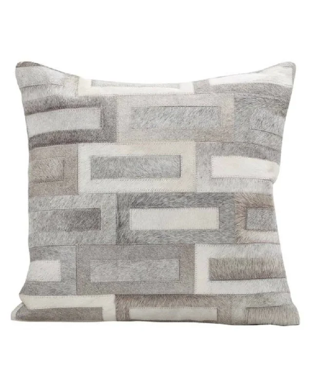 Silk Pillows for Smooth Skin and HairTravel Pillows for Long JourneysFibre Cowhide Flagstone Accent Pillow