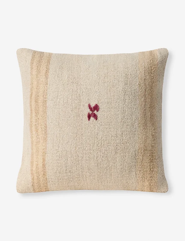Firm Pillows for Side SleepersSquare Pillows for Modern Home DecorVintage Hemp Pillow No. 36, 18" x 18" Firm Pillows for Side SleepersSquare Pillows for Modern Home DecorVintage Hemp Pillow No. 36, 18" x 18"