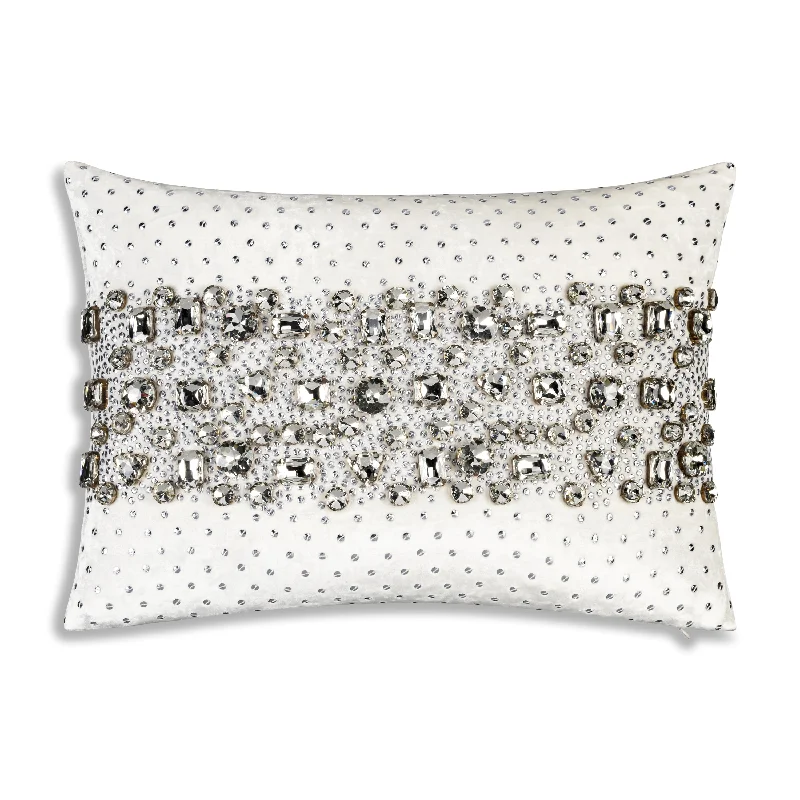 Pregnancy Pillows for Expectant MothersBack Support Pillows for Office ChairsLola Bedazzled Crystal White Lumbar Pillow Pregnancy Pillows for Expectant MothersBack Support Pillows for Office ChairsLola Bedazzled Crystal White Lumbar Pillow
