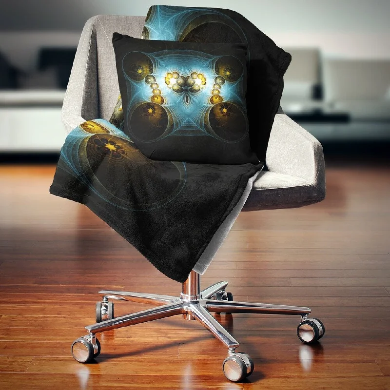 Acrylic blankets for a soft and affordable alternativeDesignart 'Unique Light Blue Fractal Design Pattern' Abstract Throw Blanket Acrylic blankets for a soft and affordable alternativeDesignart 'Unique Light Blue Fractal Design Pattern' Abstract Throw Blanket