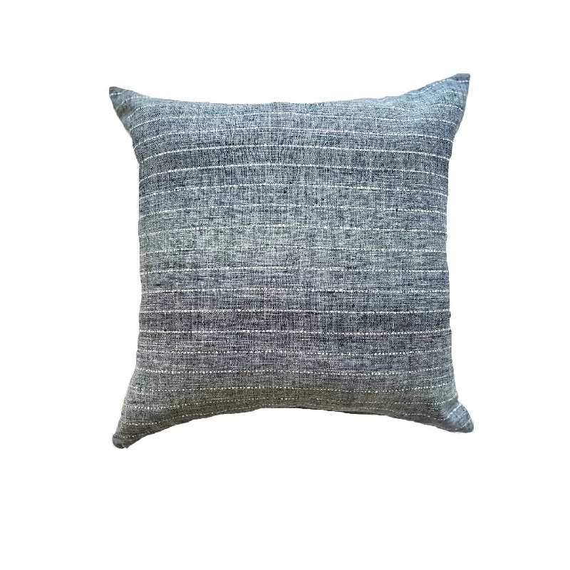 Round Pillows for Boho-Style InteriorsFirm Pillows for Side SleepersBlue Stripe Ombré Pillow Cover Round Pillows for Boho-Style InteriorsFirm Pillows for Side SleepersBlue Stripe Ombré Pillow Cover