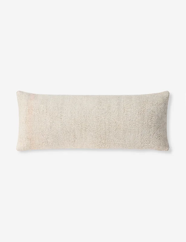 Cooling Pillows for Hot SleepersSilk Pillows for Smooth Skin and HairVintage Hemp Lumbar Pillow No. 76, 12" x 27" Cooling Pillows for Hot SleepersSilk Pillows for Smooth Skin and HairVintage Hemp Lumbar Pillow No. 76, 12" x 27"