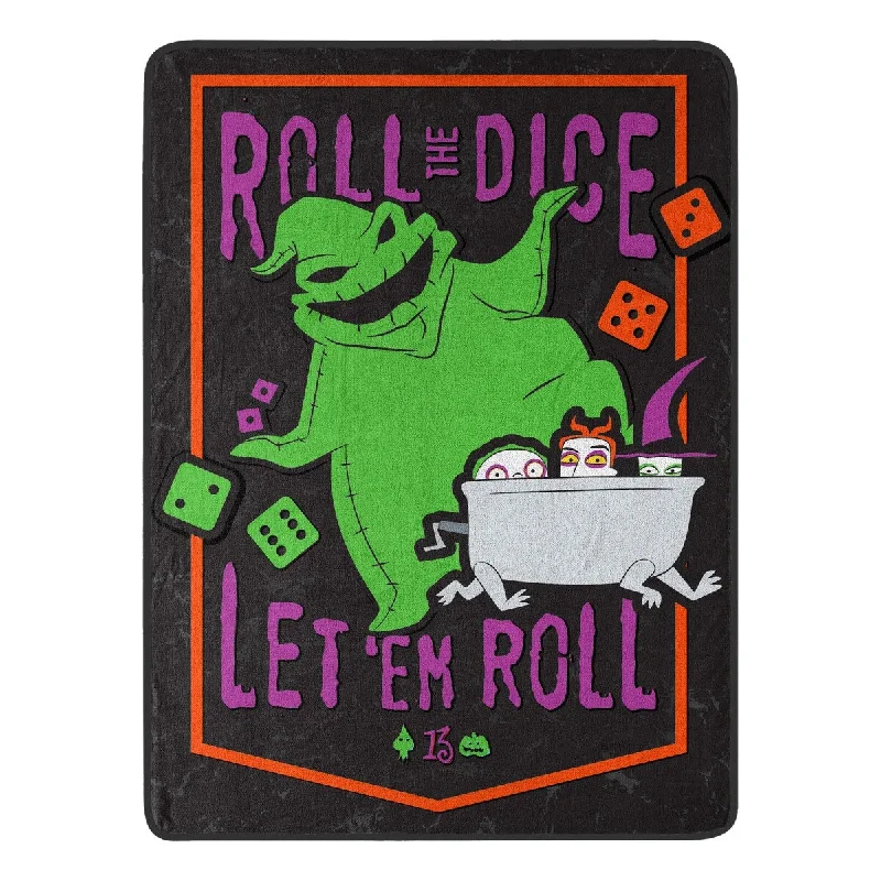 Linen blankets with a rustic and textured lookNightmare Before Christmas Roll Them Micro Raschel Throw Linen blankets with a rustic and textured lookNightmare Before Christmas Roll Them Micro Raschel Throw