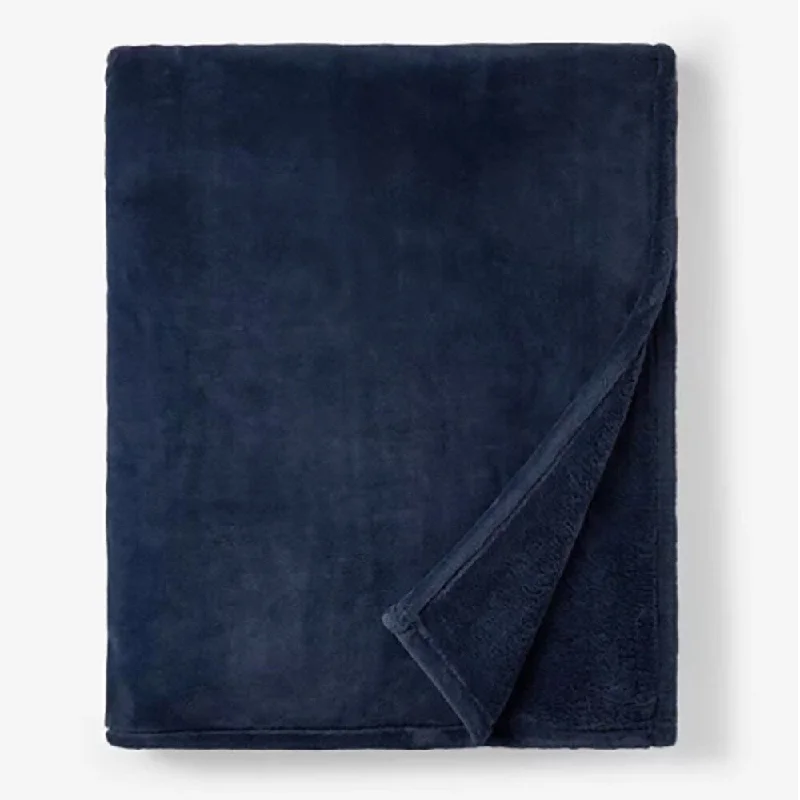 Silk blankets with a smooth and elegant touchKing Cotton Plush Polyester Woven Blanket Navy Silk blankets with a smooth and elegant touchKing Cotton Plush Polyester Woven Blanket Navy