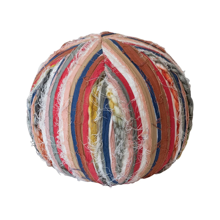 Cotton Pillows for Natural ComfortPlush Pillows for a Cozy BedRound Woven Cotton Blend Orb Pillow Cotton Pillows for Natural ComfortPlush Pillows for a Cozy BedRound Woven Cotton Blend Orb Pillow