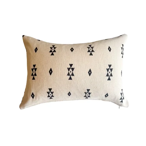 Hypoallergenic Pillows for Allergy SufferersRound Pillows for Boho-Style InteriorsBlack and Beige Block Print Pillow Cover Hypoallergenic Pillows for Allergy SufferersRound Pillows for Boho-Style InteriorsBlack and Beige Block Print Pillow Cover