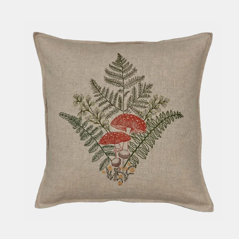 Decorative Pillows for Living Room MakeoverSquare Pillows for Modern Home DecorMushrooms and Ferns Bouquet Square Pillow Decorative Pillows for Living Room MakeoverSquare Pillows for Modern Home DecorMushrooms and Ferns Bouquet Square Pillow