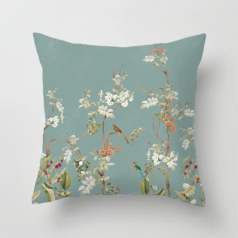 Square Pillows for Modern Home DecorCotton Pillows for Natural ComfortOutdoor Pillow - Lush Eden teal Square Pillows for Modern Home DecorCotton Pillows for Natural ComfortOutdoor Pillow - Lush Eden teal