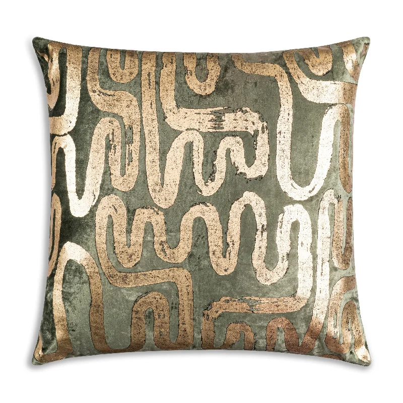 Bolster Pillows for Sofa DecorationLumbar Support Pillows for Car SeatsMila Circular Abstract Green Gold Pillow Bolster Pillows for Sofa DecorationLumbar Support Pillows for Car SeatsMila Circular Abstract Green Gold Pillow