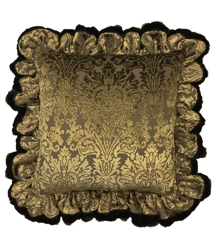 Pregnancy Pillows for Expectant MothersRound Pillows for Boho-Style InteriorsBrussels Ruffled Euro Pillow 25x25 not incl. ruffle