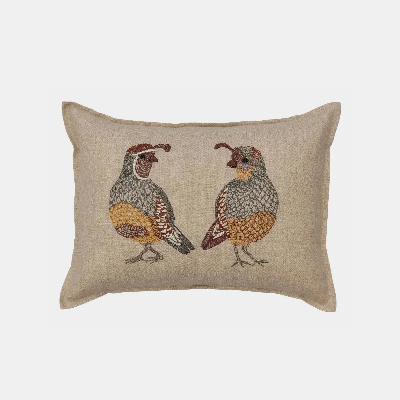 Plush Pillows for a Cozy BedCooling Pillows for Hot SleepersDesert Quail Love Lumbar Pillow Plush Pillows for a Cozy BedCooling Pillows for Hot SleepersDesert Quail Love Lumbar Pillow