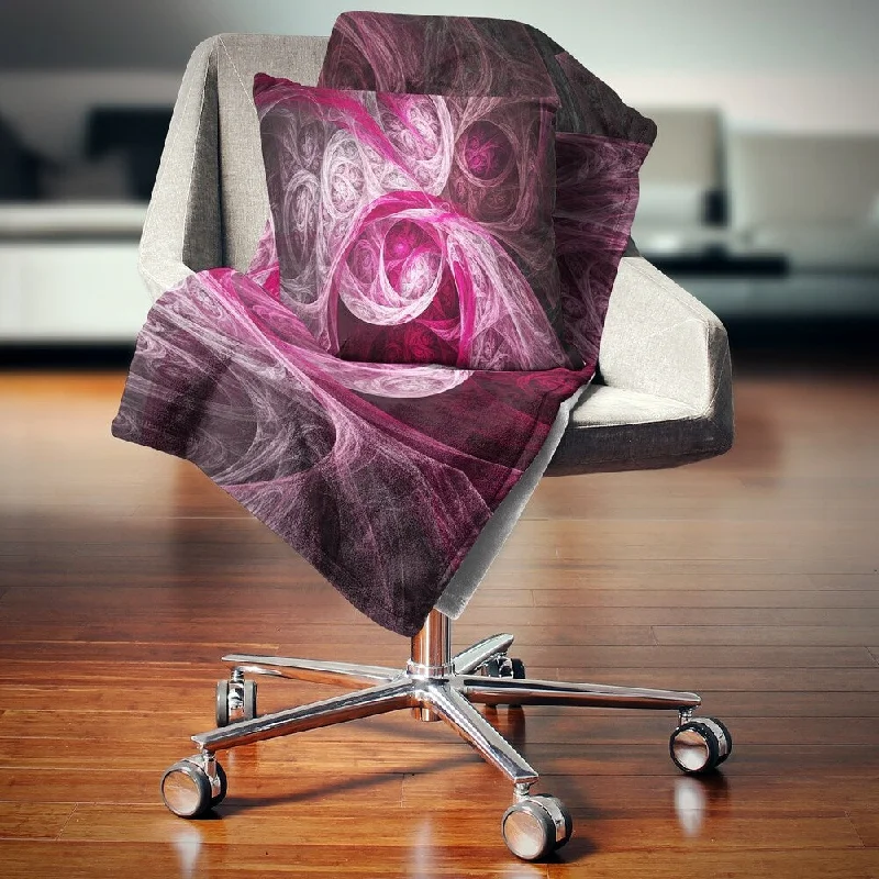 Acrylic blankets for a soft and affordable alternativeDesignart 'Mystic Pink Fractal' Abstract Throw Blanket Acrylic blankets for a soft and affordable alternativeDesignart 'Mystic Pink Fractal' Abstract Throw Blanket