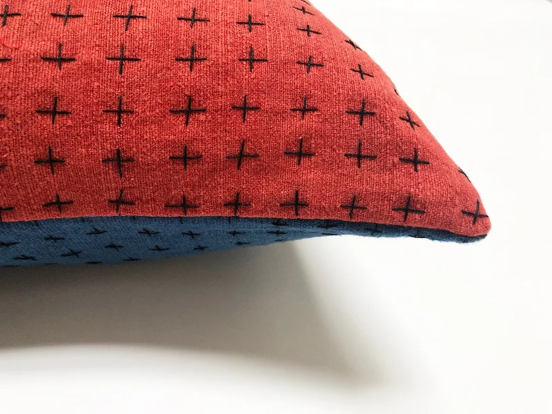 Firm Pillows for Side SleepersAdjustable Pillows for Customized ComfortIndigo & Madder Pillow Cover 18x18in