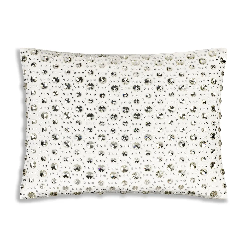 Cooling Pillows for Hot SleepersSoft and Fluffy Pillows for Bedroom ComfortViolette Bedazzled Crystal Ivory Lumbar Pillow Cooling Pillows for Hot SleepersSoft and Fluffy Pillows for Bedroom ComfortViolette Bedazzled Crystal Ivory Lumbar Pillow