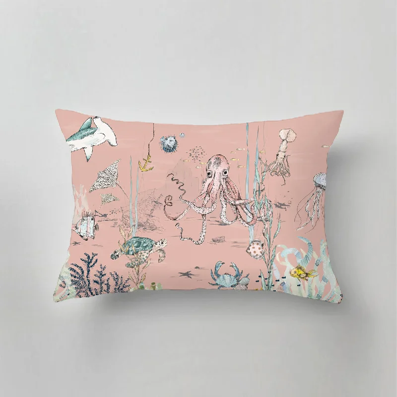 Decorative Pillows for Living Room MakeoverLumbar Support Pillows for Car SeatsOutdoor Pillow - UNDERWATER WONDERS sorbet Decorative Pillows for Living Room MakeoverLumbar Support Pillows for Car SeatsOutdoor Pillow - UNDERWATER WONDERS sorbet