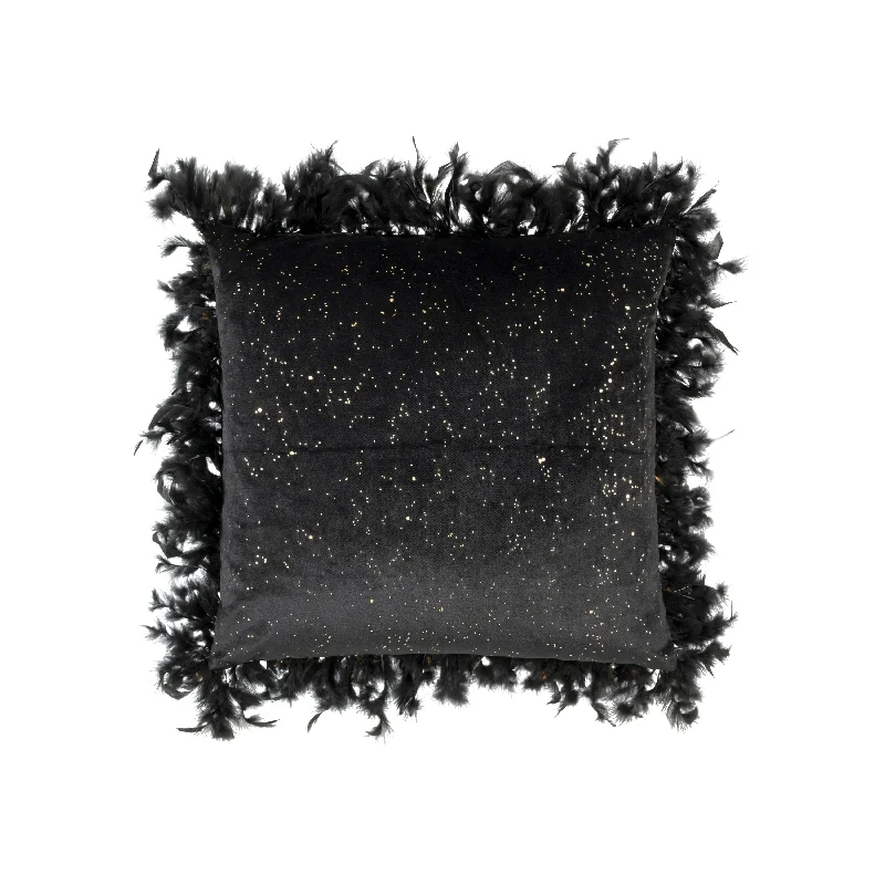 Feather Pillows for a Luxurious SleepSquare Pillows for Modern Home DecorRica Black Vlevet Pillow Feather Pillows for a Luxurious SleepSquare Pillows for Modern Home DecorRica Black Vlevet Pillow
