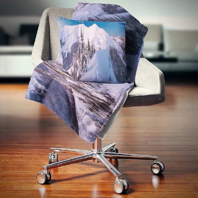 Synthetic fiber blend blankets for a budget - friendly choiceDesignart 'Frosty Winter Carpathians View' Landscape Fleece Throw Blanket Synthetic fiber blend blankets for a budget - friendly choiceDesignart 'Frosty Winter Carpathians View' Landscape Fleece Throw Blanket