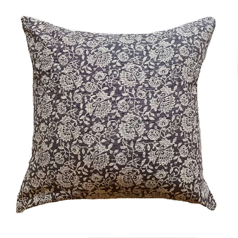 Travel Pillows for Long JourneysFirm Pillows for Side SleepersVintage Gray Floral Pillow - Silas Travel Pillows for Long JourneysFirm Pillows for Side SleepersVintage Gray Floral Pillow - Silas