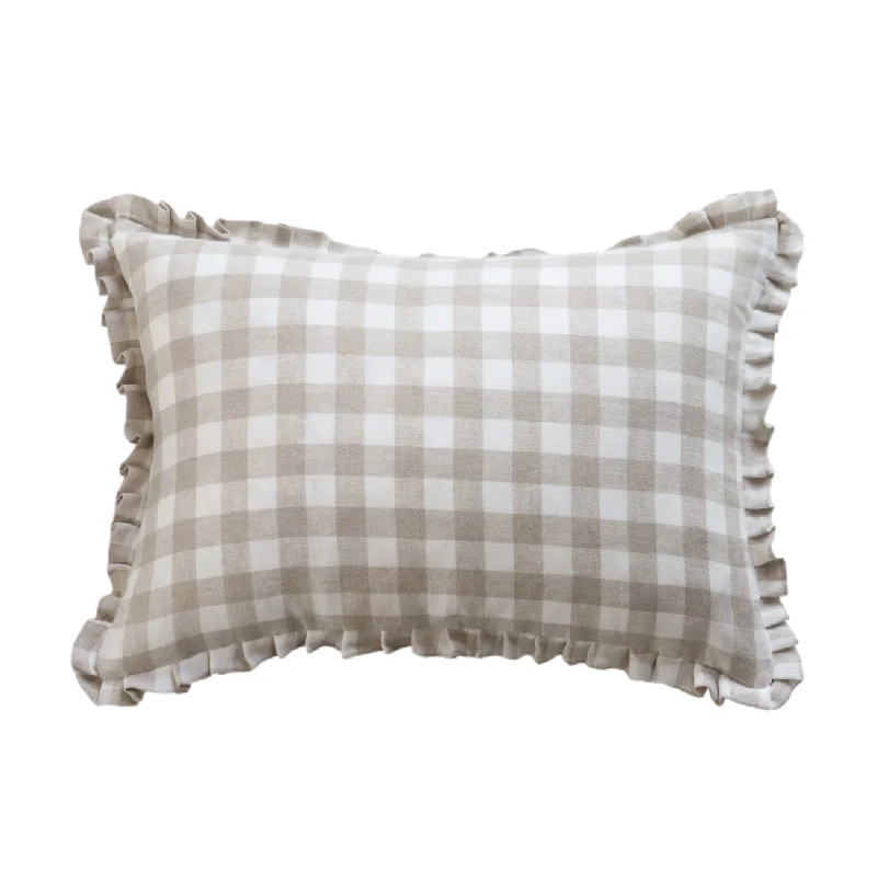 Soft and Fluffy Pillows for Bedroom ComfortPlush Pillows for a Cozy BedFlorence Gingham Ruffle Pillow Cover Soft and Fluffy Pillows for Bedroom ComfortPlush Pillows for a Cozy BedFlorence Gingham Ruffle Pillow Cover