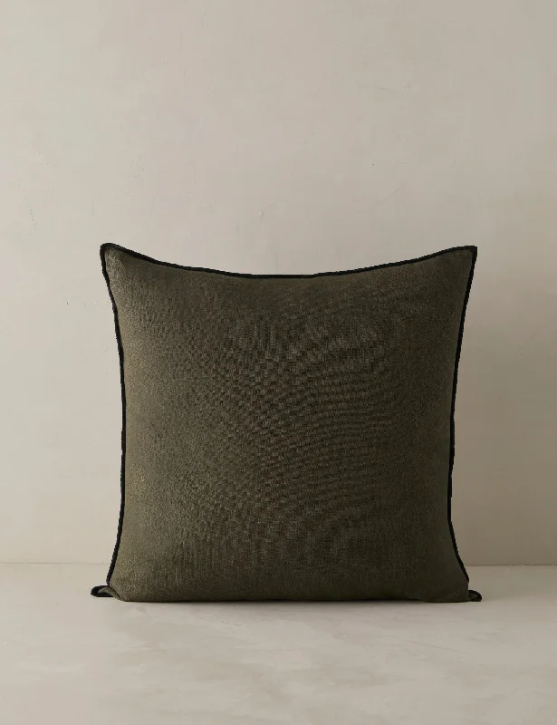 Cotton Pillows for Natural ComfortKids Pillows with Fun DesignsCarys Contrast Linen Pillow Cotton Pillows for Natural ComfortKids Pillows with Fun DesignsCarys Contrast Linen Pillow