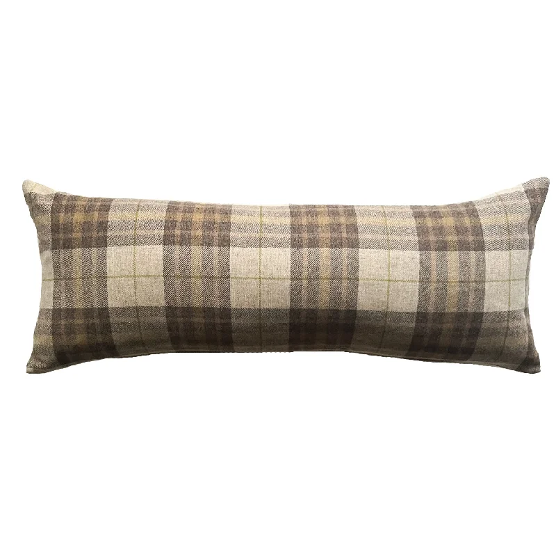 Silk Pillows for Smooth Skin and HairSquare Pillows for Modern Home DecorSoft Wool Taupe Plaid Pillow Silk Pillows for Smooth Skin and HairSquare Pillows for Modern Home DecorSoft Wool Taupe Plaid Pillow