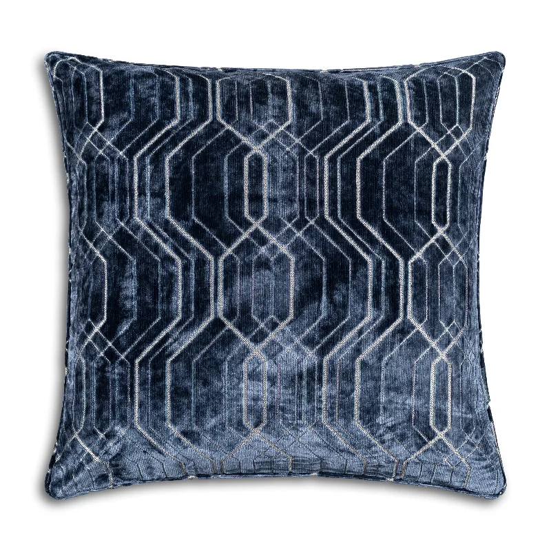 Square Pillows for Modern Home DecorBack Support Pillows for Office ChairsZira Geometric Navy Pillow Square Pillows for Modern Home DecorBack Support Pillows for Office ChairsZira Geometric Navy Pillow
