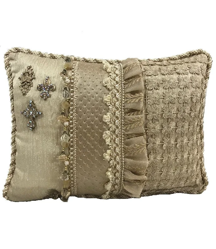 Memory Foam Pillows for Neck SupportDecorative Pillows for Living Room MakeoverLuxury Neutral Accent Pillow with Jewels 13x17 Memory Foam Pillows for Neck SupportDecorative Pillows for Living Room MakeoverLuxury Neutral Accent Pillow with Jewels 13x17