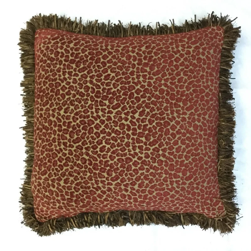 Lumbar Support Pillows for Car SeatsKids Pillows with Fun DesignsLeopard Print Sofa Pillow 21x21