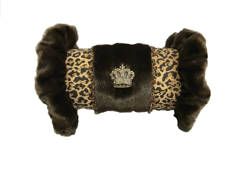 Lumbar Support Pillows for Car SeatsHypoallergenic Pillows for Allergy SufferersDecorative Bolster Pillow Faux Mink and Leopard Print (14"x 8") Lumbar Support Pillows for Car SeatsHypoallergenic Pillows for Allergy SufferersDecorative Bolster Pillow Faux Mink and Leopard Print (14"x 8")