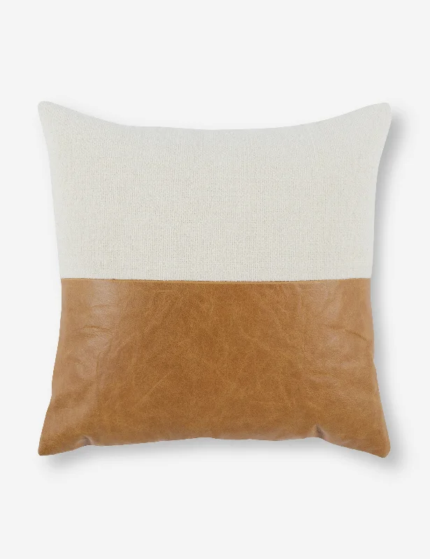 Firm Pillows for Side SleepersCotton Pillows for Natural ComfortMikita Pillow, 20" x 20", Chestnut and Ivory Firm Pillows for Side SleepersCotton Pillows for Natural ComfortMikita Pillow, 20" x 20", Chestnut and Ivory