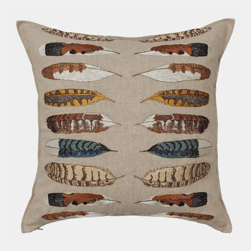 Round Pillows for Boho-Style InteriorsCooling Pillows for Hot SleepersFeather Harmony Natural Square Pillow