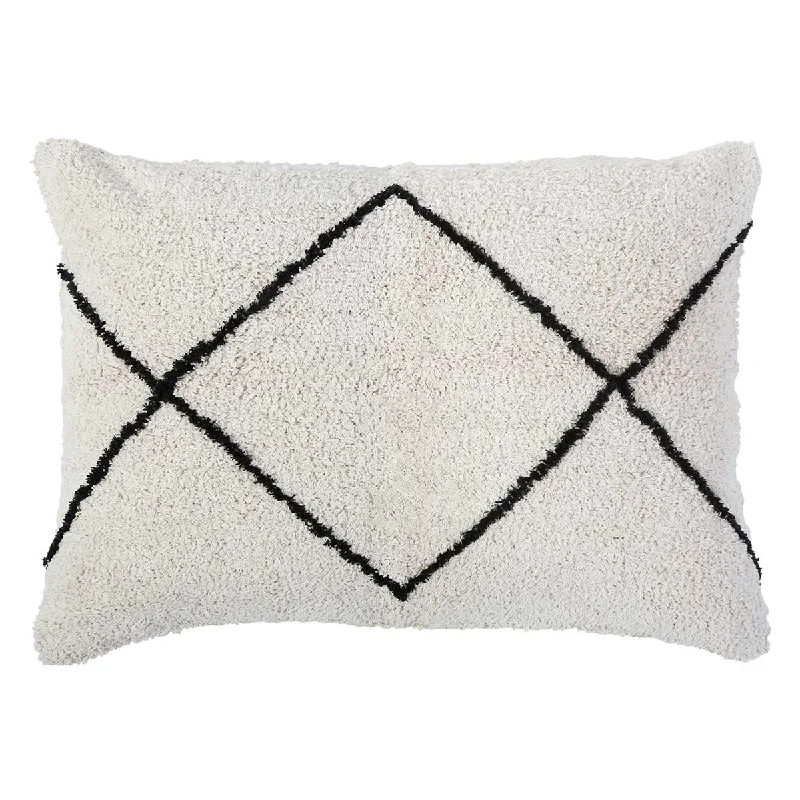 Adjustable Pillows for Customized ComfortSoft and Fluffy Pillows for Bedroom ComfortFreddie Hand Woven Big Pillow With Insert