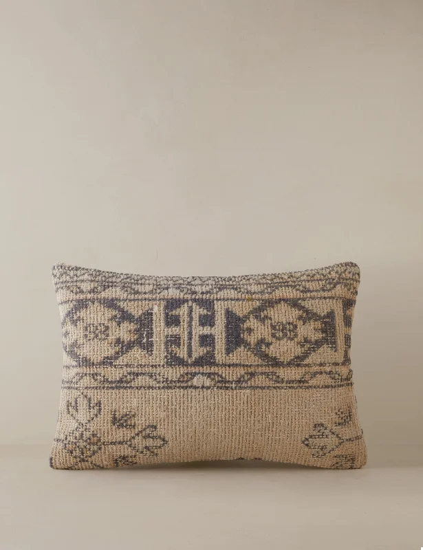 Bolster Pillows for Sofa DecorationPlush Pillows for a Cozy BedVintage Lumbar Pillow No. 12, 16" x 24" Bolster Pillows for Sofa DecorationPlush Pillows for a Cozy BedVintage Lumbar Pillow No. 12, 16" x 24"