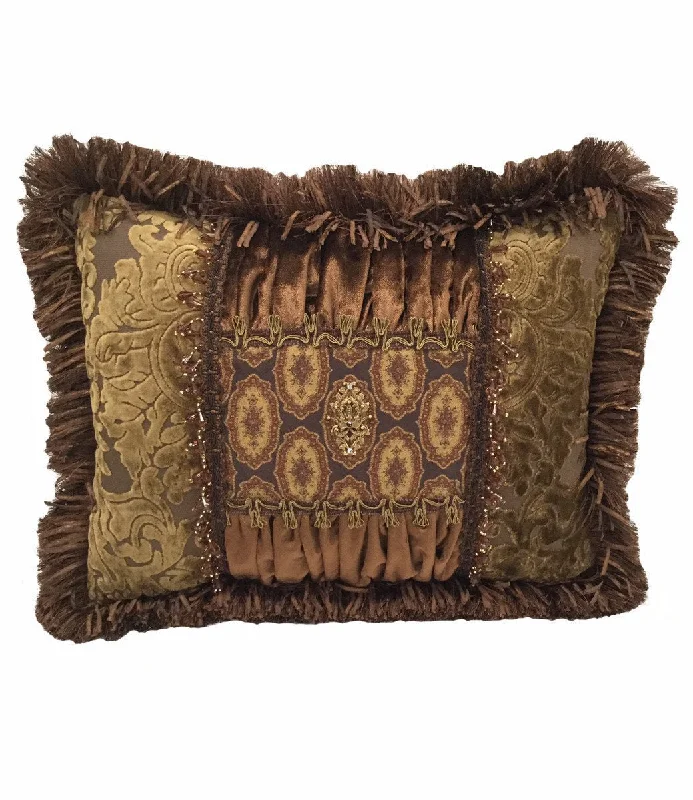 Decorative Pillows for Living Room MakeoverCooling Pillows for Hot SleepersBronze Gathered Velvet And Gold Cut Velvet Rectangle Accent Pillow 18x13 Decorative Pillows for Living Room MakeoverCooling Pillows for Hot SleepersBronze Gathered Velvet And Gold Cut Velvet Rectangle Accent Pillow 18x13